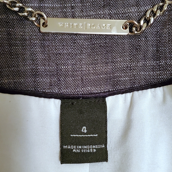 WHBM Linen Blend Jacket/Blazer Sz 4 EUC! - Picture 5 of 6
